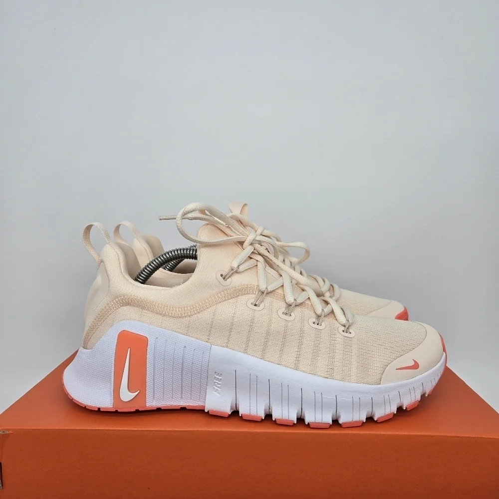New Nike Free Metcon 6 Guava Ice Light Wild Mango Women's Workout Shoes Size 9.5